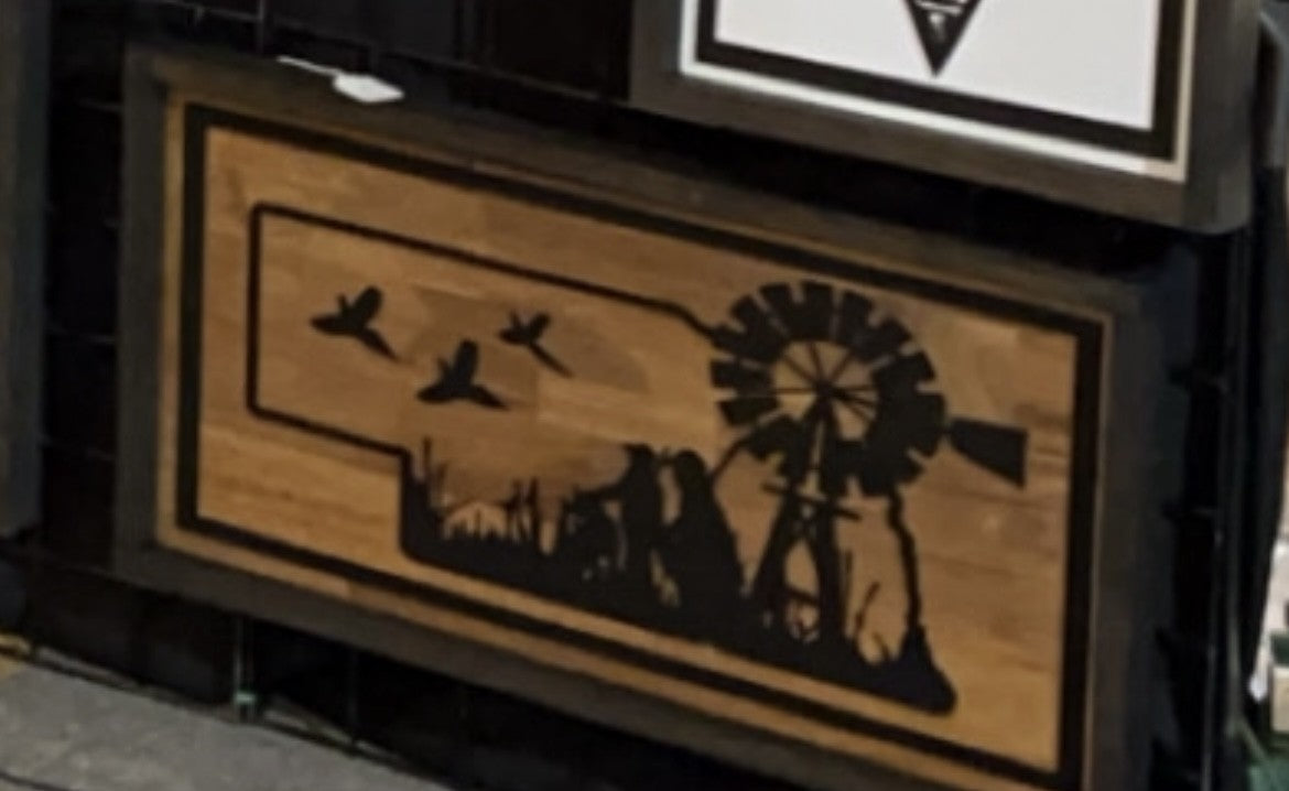 Nebraska Windmill Decor