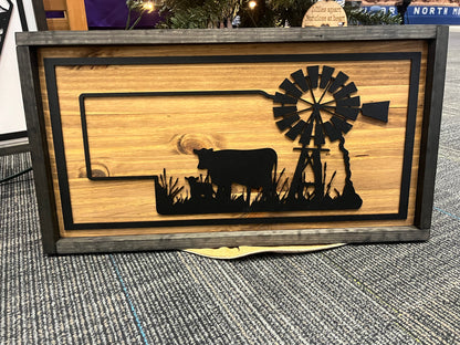 Nebraska Windmill Decor