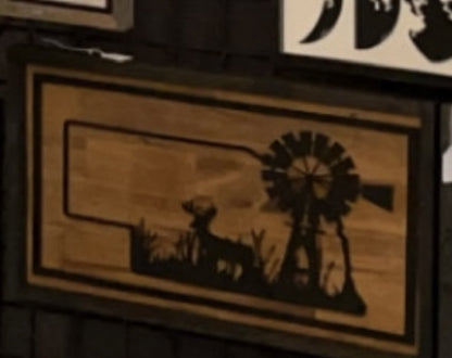 Nebraska Windmill Decor